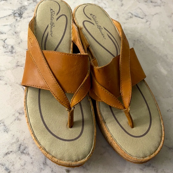 Eddie Bauer corked heel sandal - Picture 3 of 8